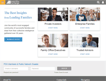 Tablet Screenshot of familyoffice.com